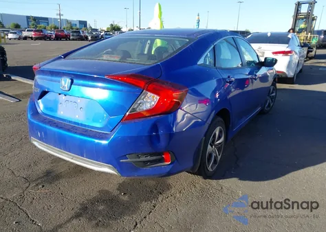 2020 Honda Civic Lx из США, поврежденный, VIN 19XFC2F61LE209221